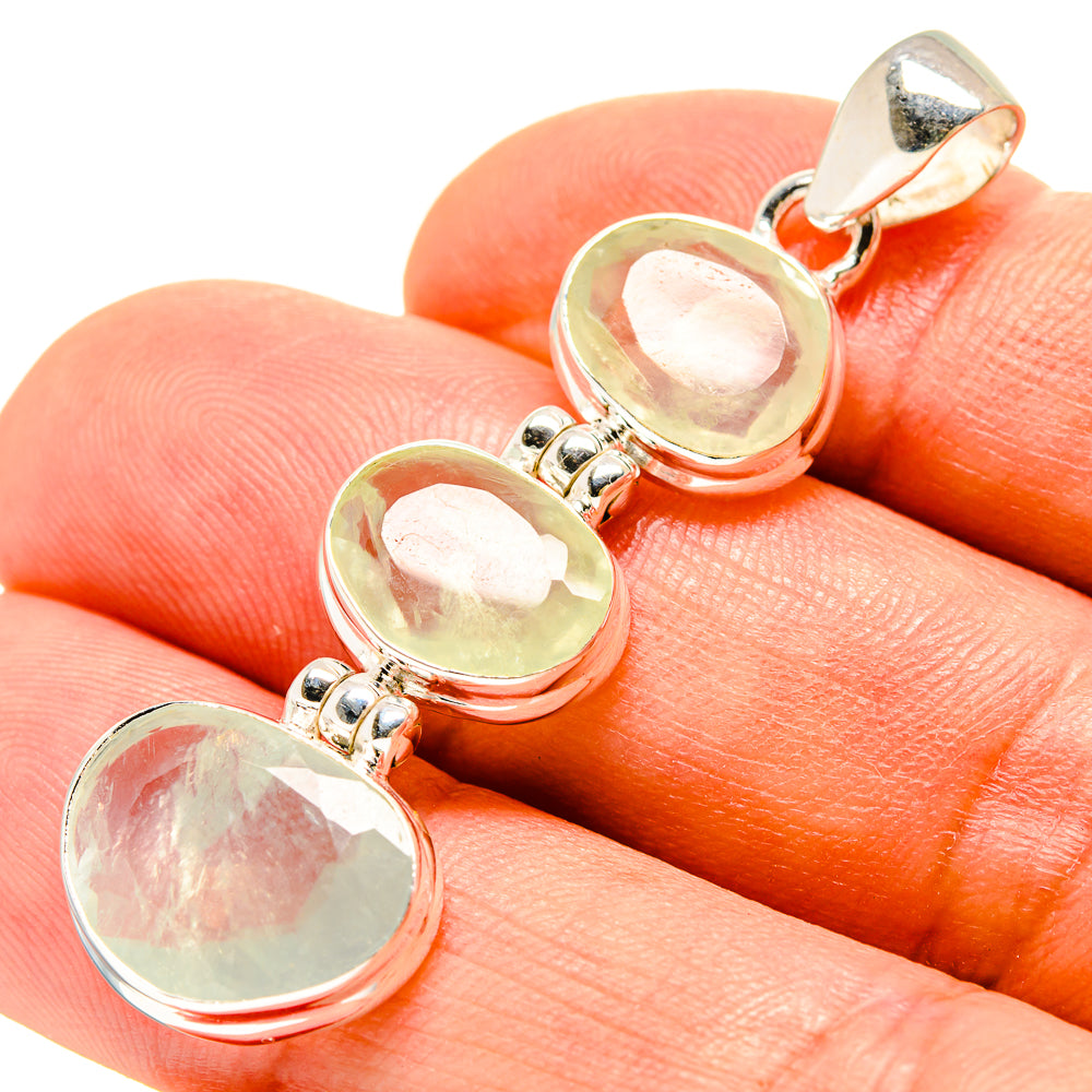 Prehnite Pendants handcrafted by Anasilvercos - PD756923