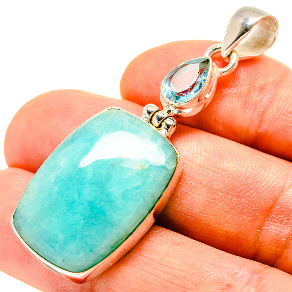 Amazonite Pendants handcrafted by Anasilvercos - PD756929