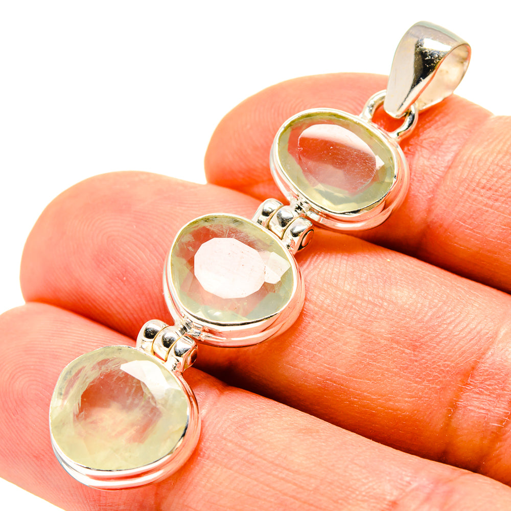 Prehnite Pendants handcrafted by Anasilvercos - PD756932