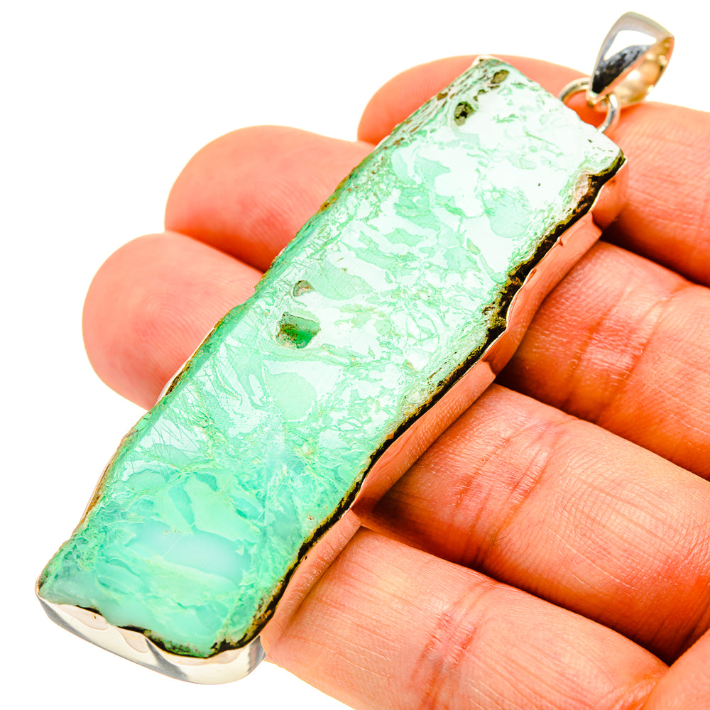 Green Fuchsite Pendants handcrafted by Anasilvercos - PD756970