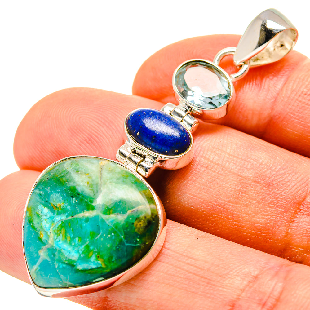Peruvian Opal Pendants handcrafted by Anasilvercos - PD756978