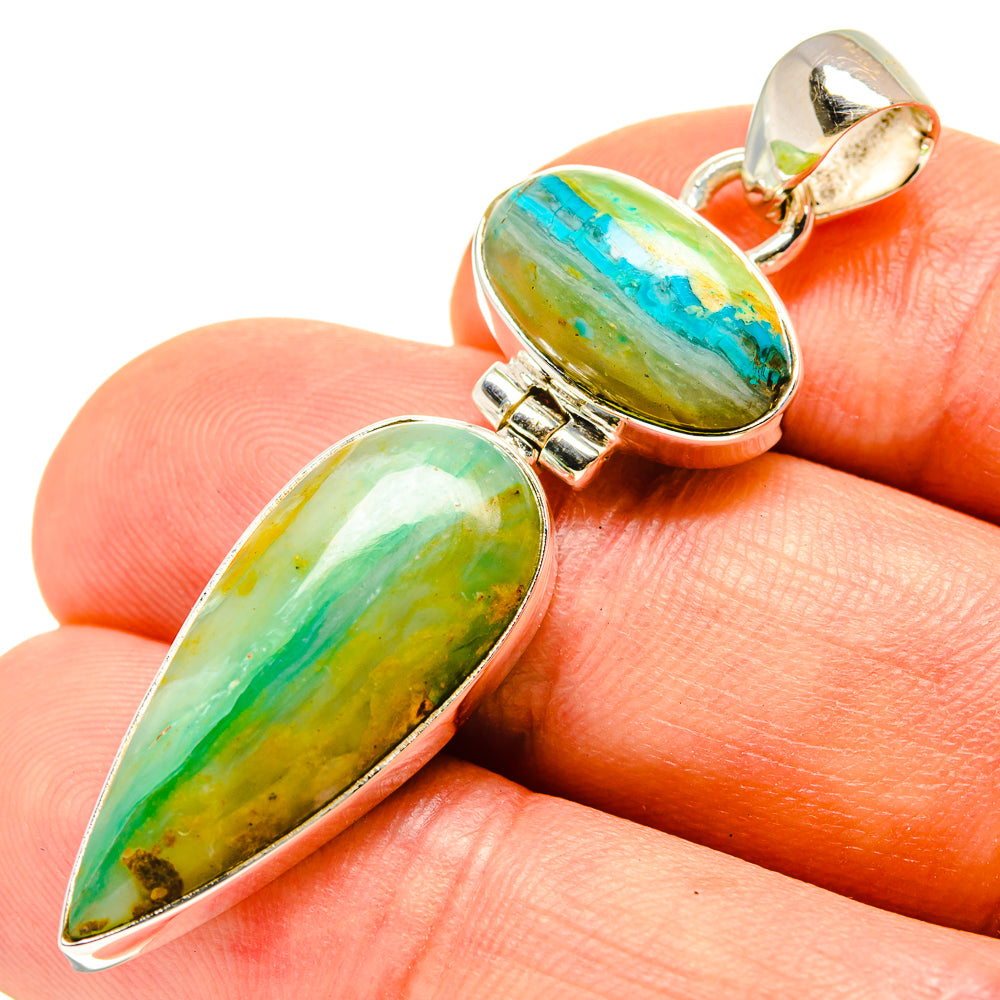 Peruvian Opal Pendants handcrafted by Anasilvercos - PD756979