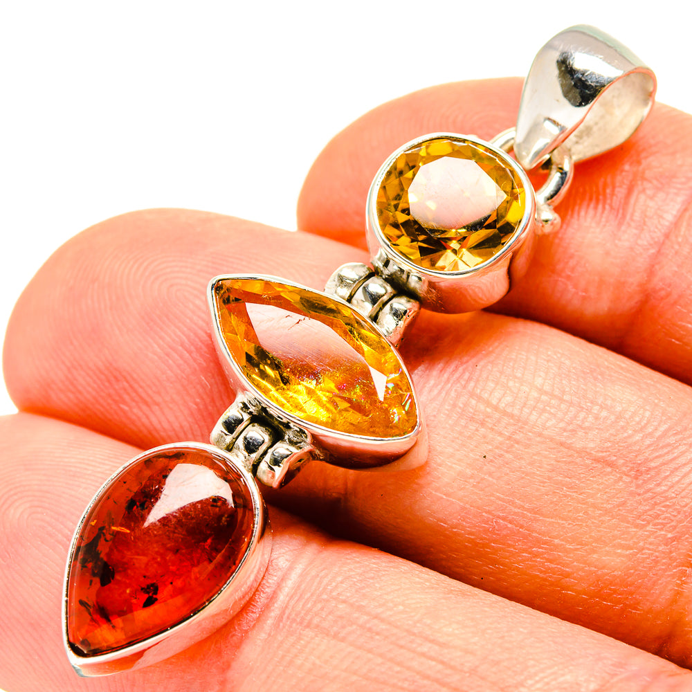 Baltic Amber Pendants handcrafted by Anasilvercos - PD756986