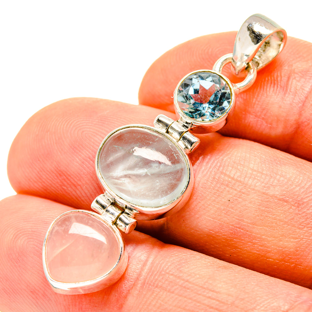 Aquamarine Pendants handcrafted by Anasilvercos - PD756988