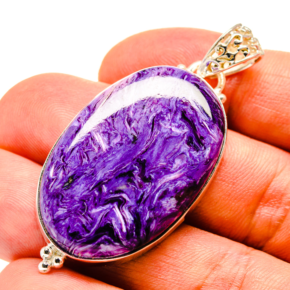 Charoite Pendants handcrafted by Anasilvercos - PD757017