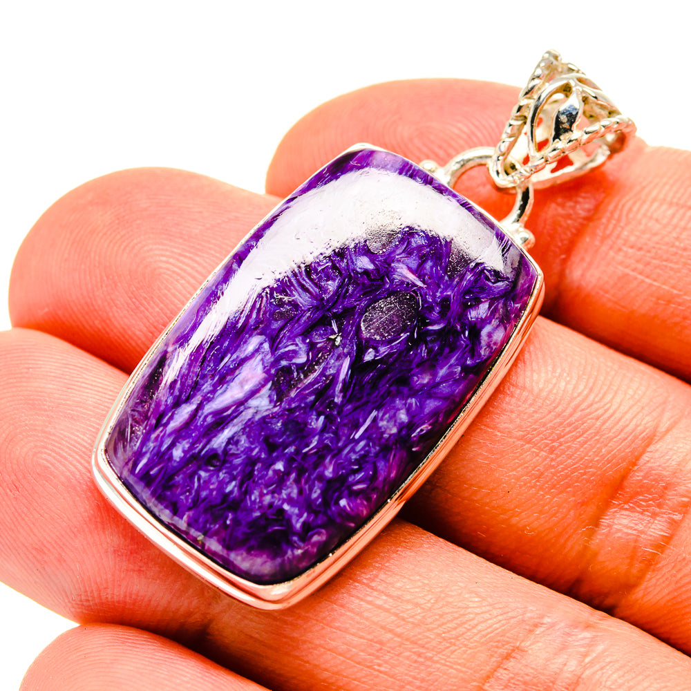 Charoite Pendants handcrafted by Anasilvercos - PD757018