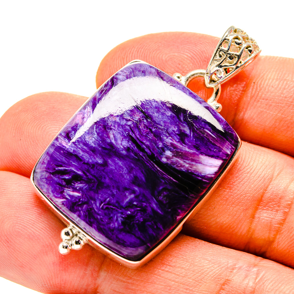 Charoite Pendants handcrafted by Anasilvercos - PD757021