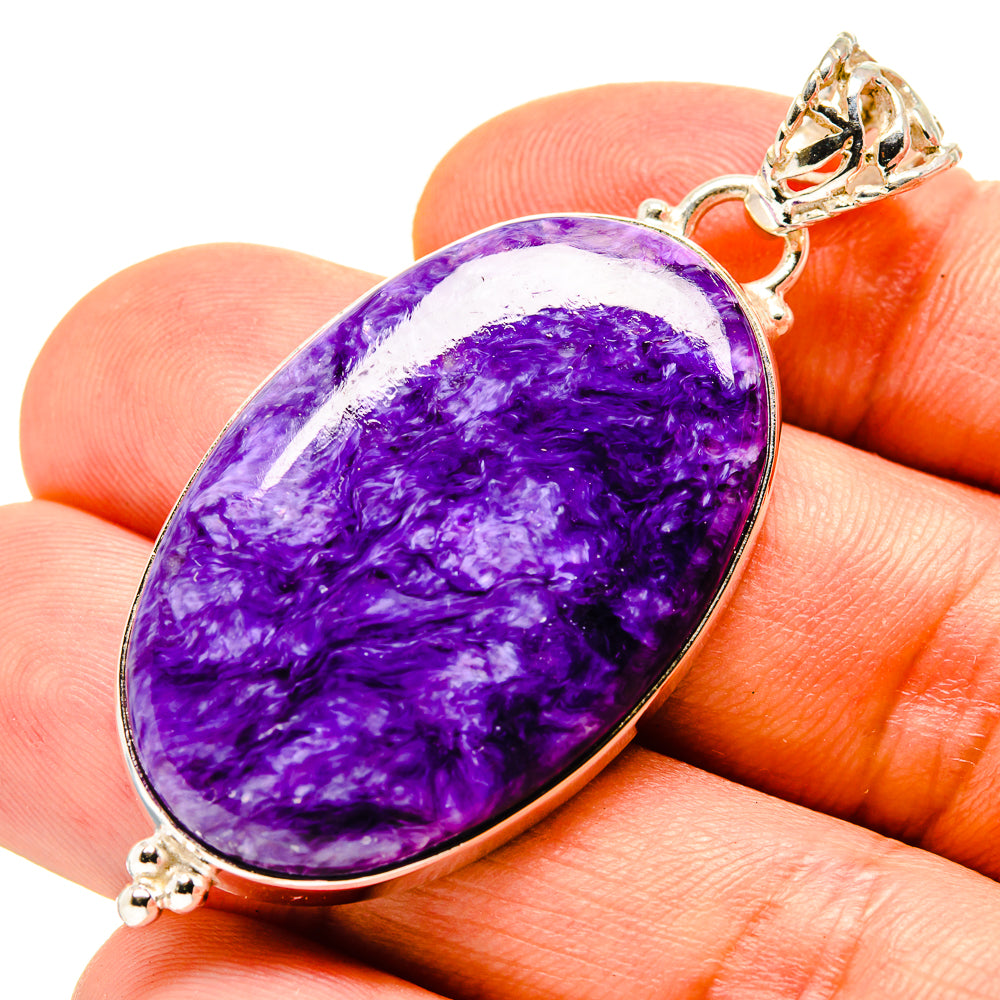 Charoite Pendants handcrafted by Anasilvercos - PD757022
