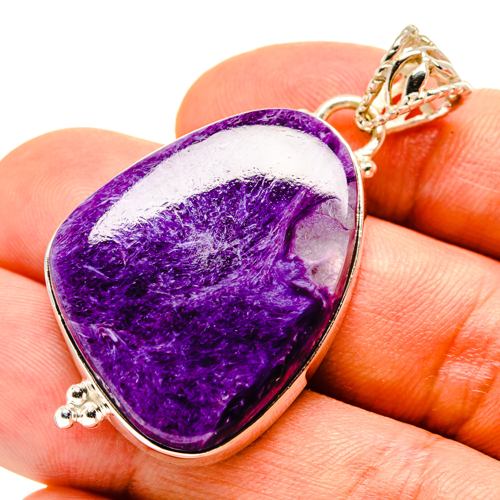Charoite Pendants handcrafted by Anasilvercos - PD757023