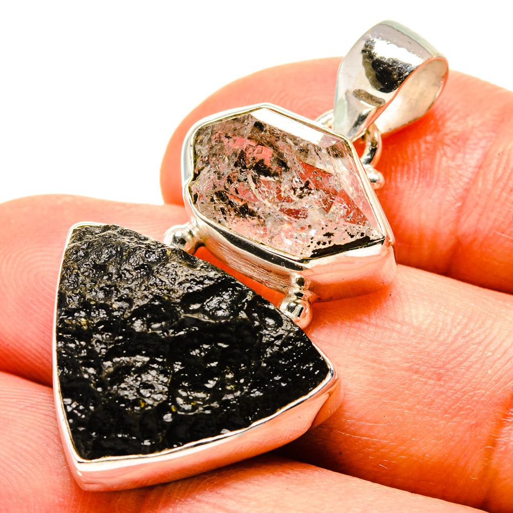 Tektite Pendants handcrafted by Anasilvercos - PD757028