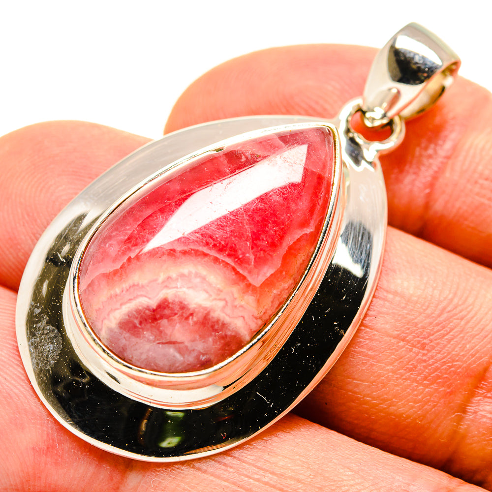 Rhodochrosite Pendants handcrafted by Anasilvercos - PD757033