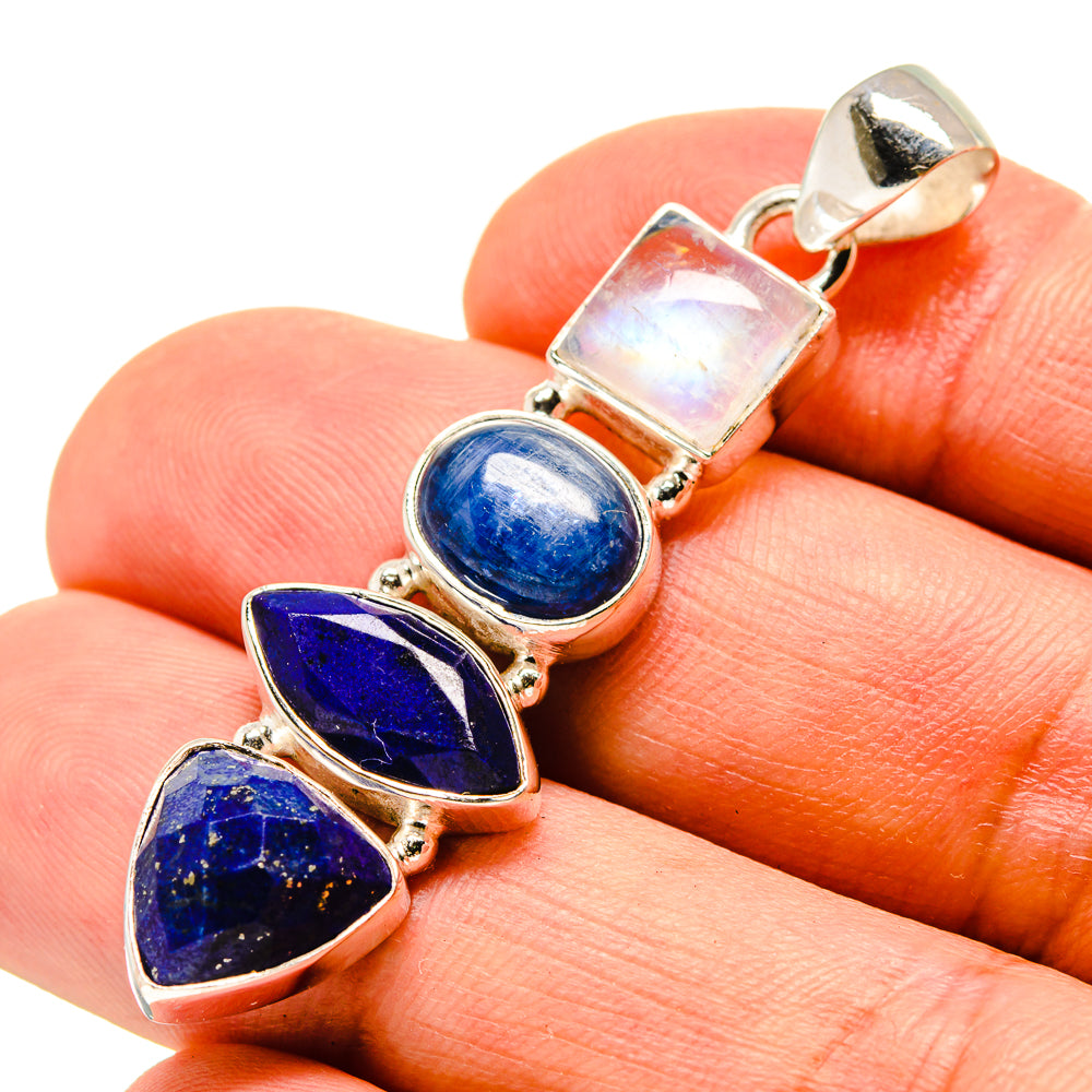 Lapis Lazuli Pendants handcrafted by Anasilvercos - PD757034