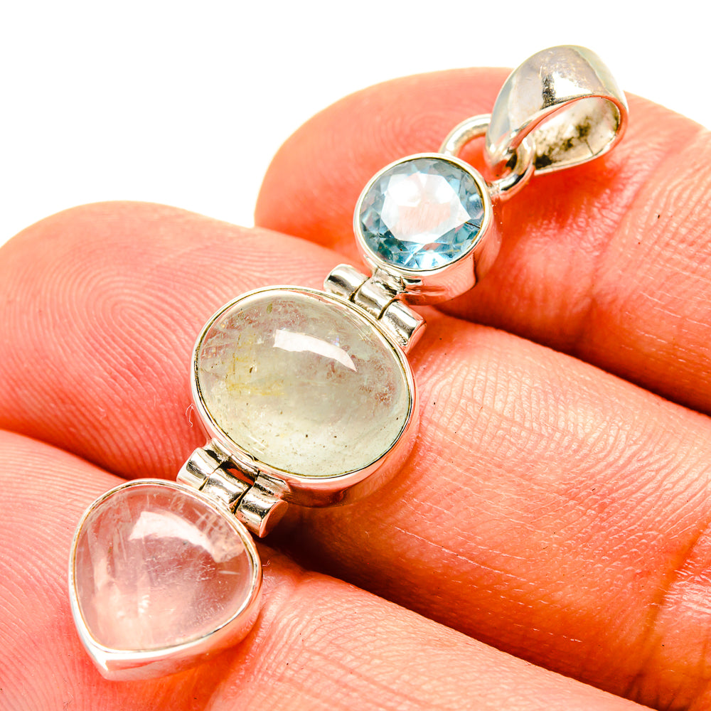 Prehnite Pendants handcrafted by Anasilvercos - PD757047