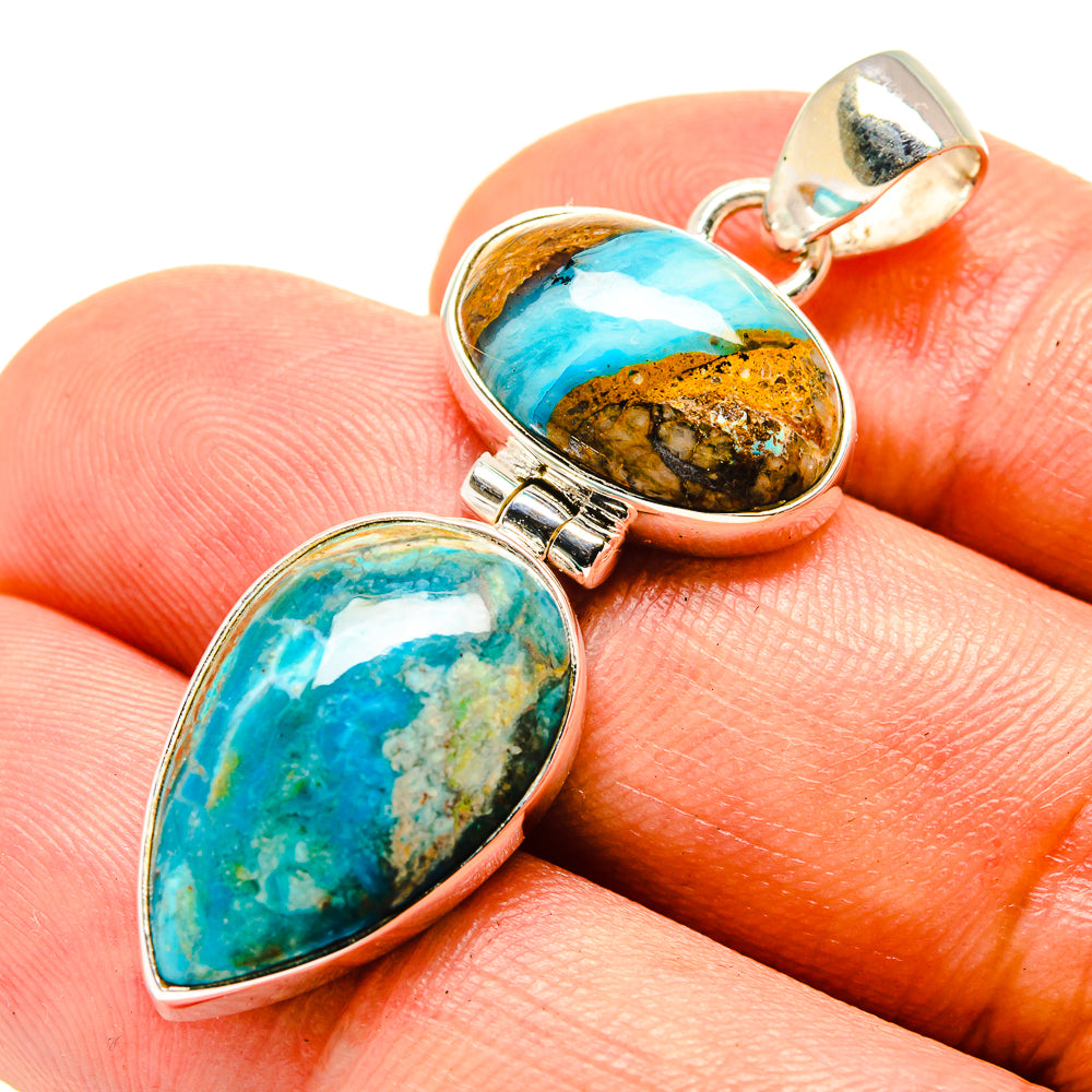Peruvian Opal Pendants handcrafted by Anasilvercos - PD757048