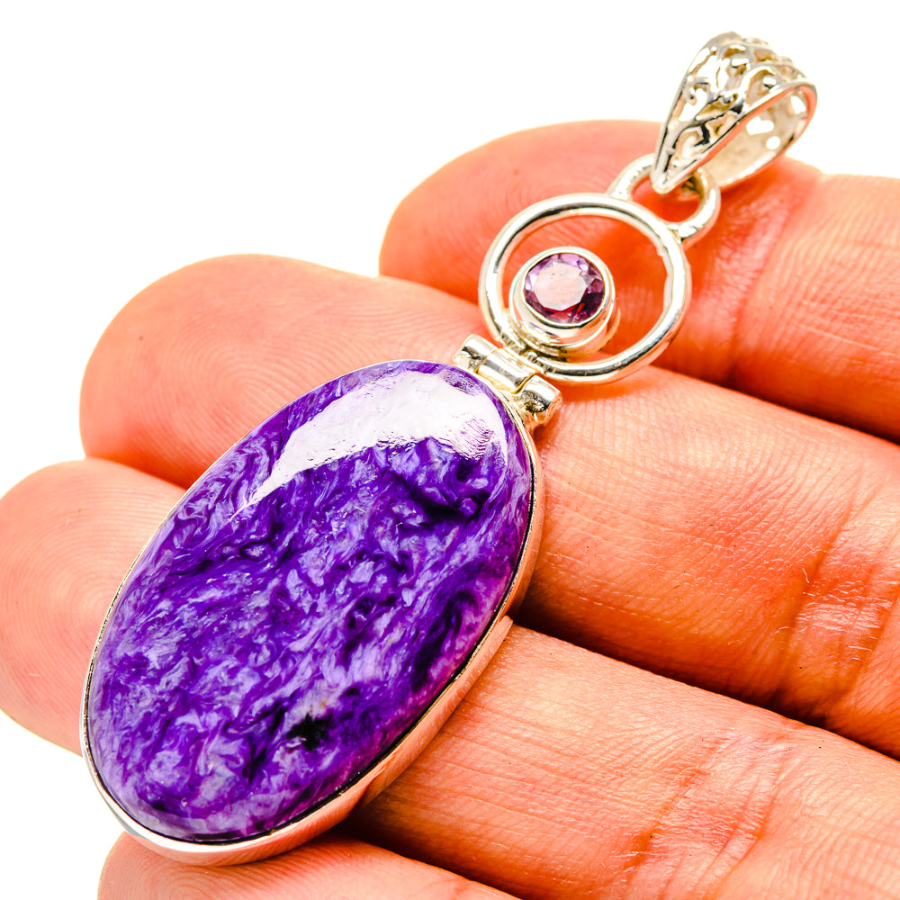 Charoite Pendants handcrafted by Anasilvercos - PD757060