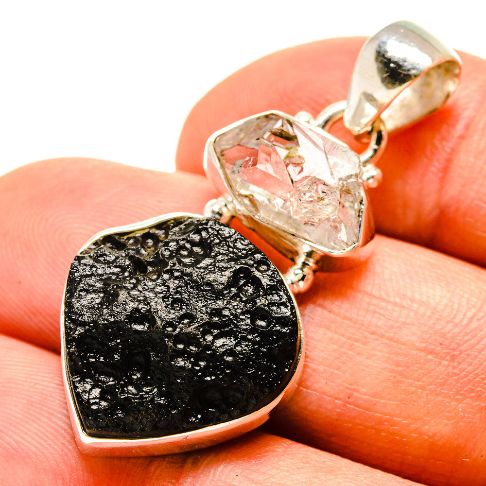Tektite Pendants handcrafted by Anasilvercos - PD757084
