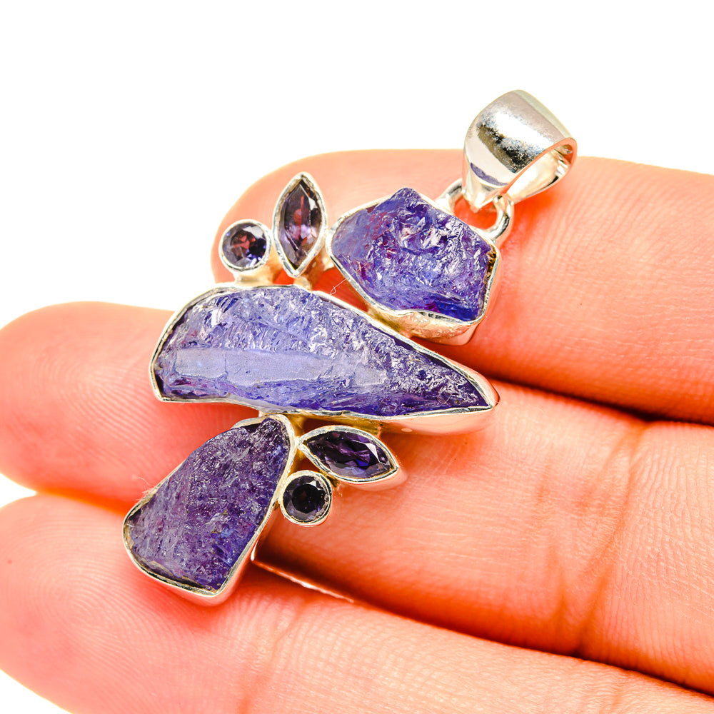 Tanzanite Pendants handcrafted by Anasilvercos - PD7571