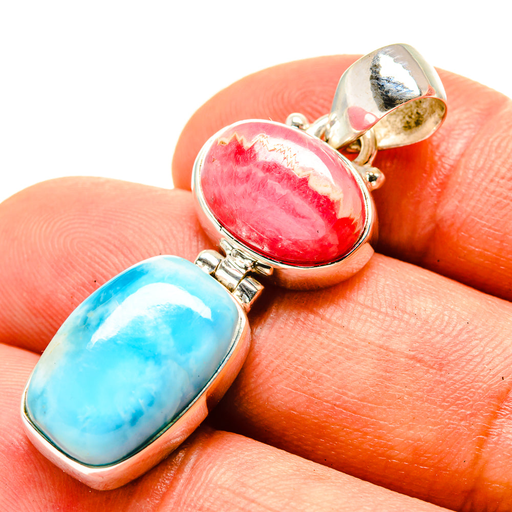 Larimar Pendants handcrafted by Anasilvercos - PD757112