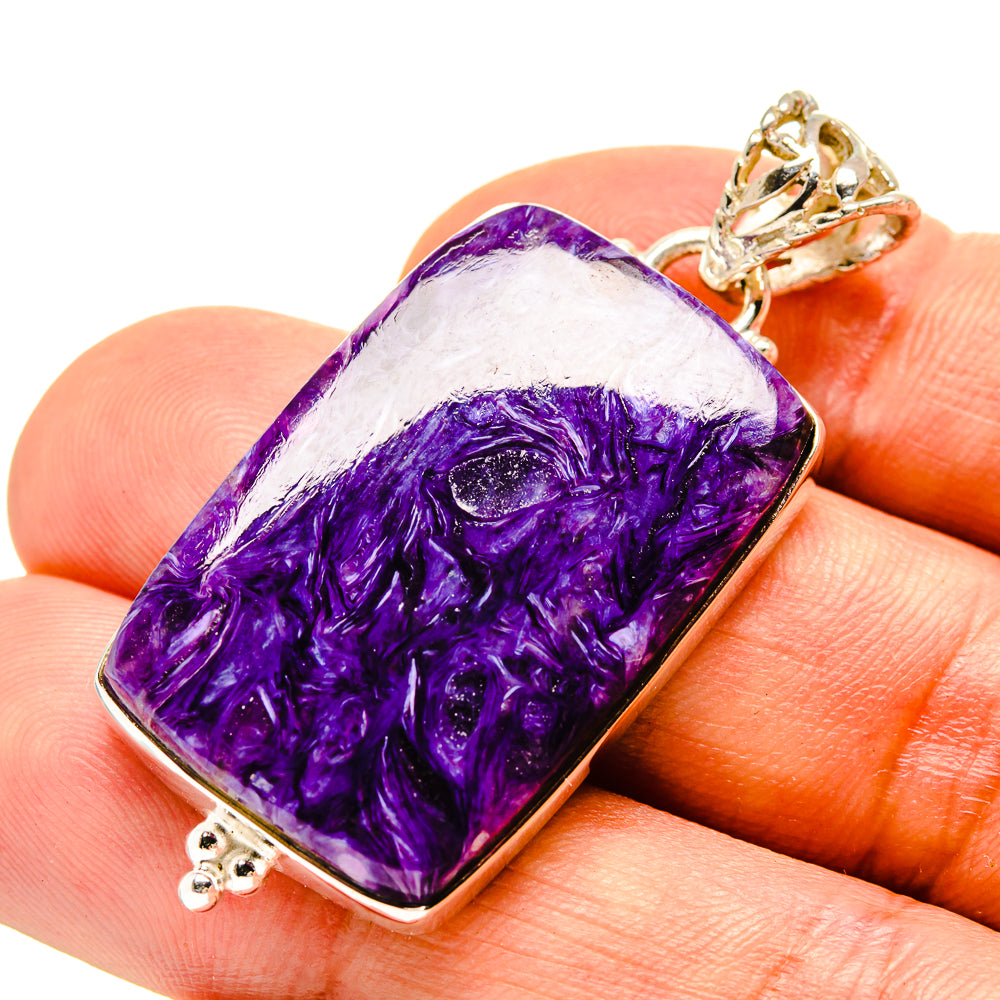 Charoite Pendants handcrafted by Anasilvercos - PD757127