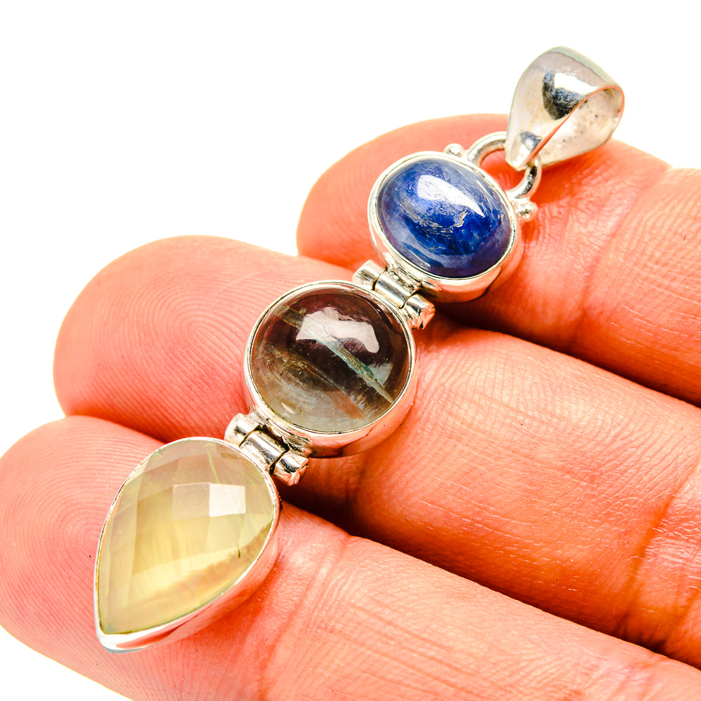 Prehnite Pendants handcrafted by Anasilvercos - PD757131