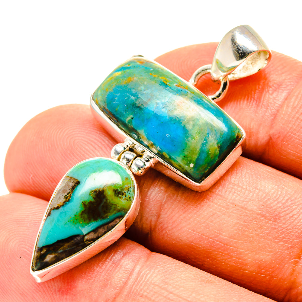 Peruvian Opal Pendants handcrafted by Anasilvercos - PD757140