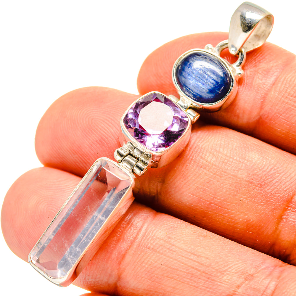 Rose Quartz Pendants handcrafted by Anasilvercos - PD757145