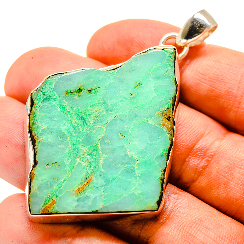 Green Fuchsite Pendants handcrafted by Anasilvercos - PD757157