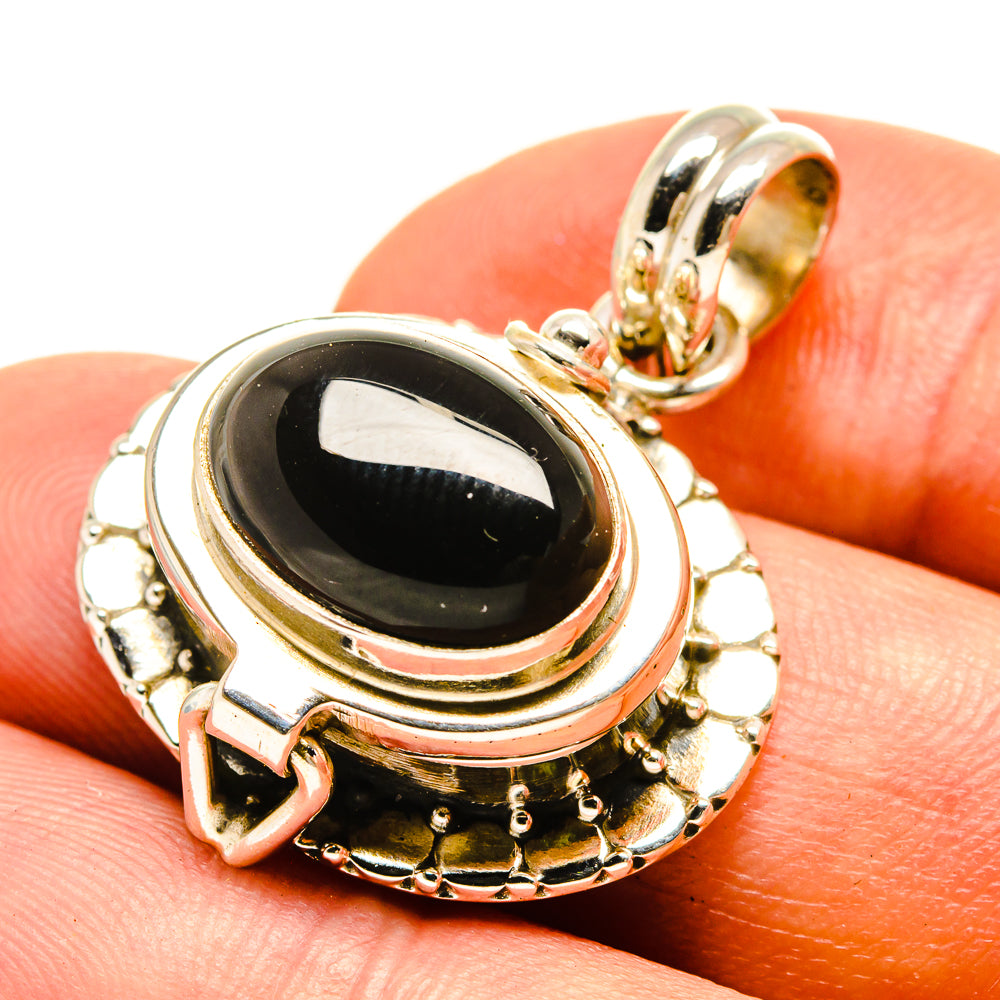 Black Onyx Pendants handcrafted by Anasilvercos - PD757160