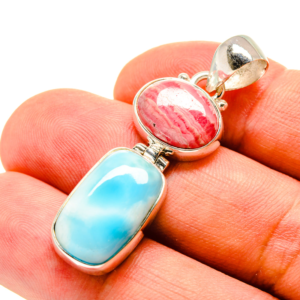 Larimar Pendants handcrafted by Anasilvercos - PD757169