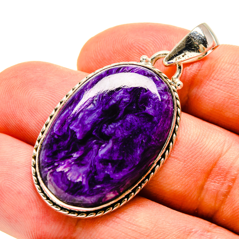 Charoite Pendants handcrafted by Anasilvercos - PD757170