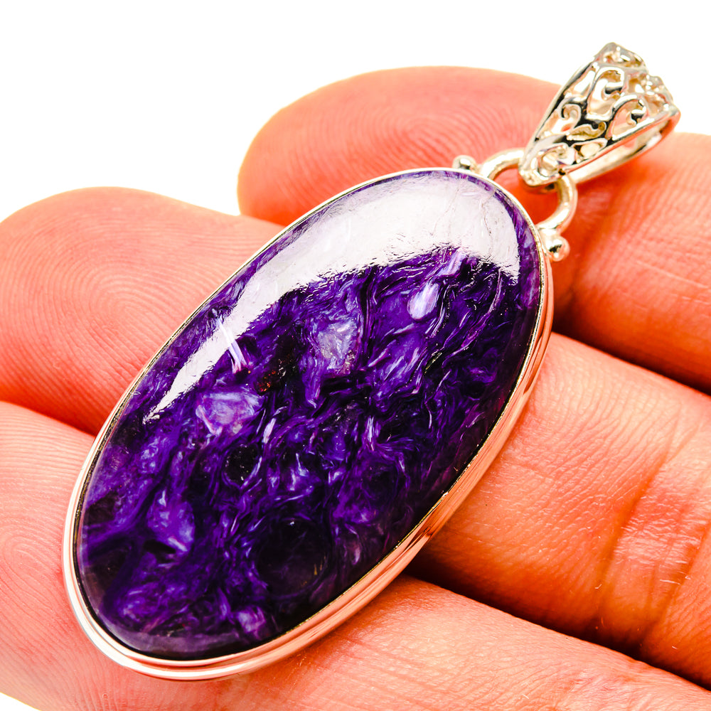 Charoite Pendants handcrafted by Anasilvercos - PD757171