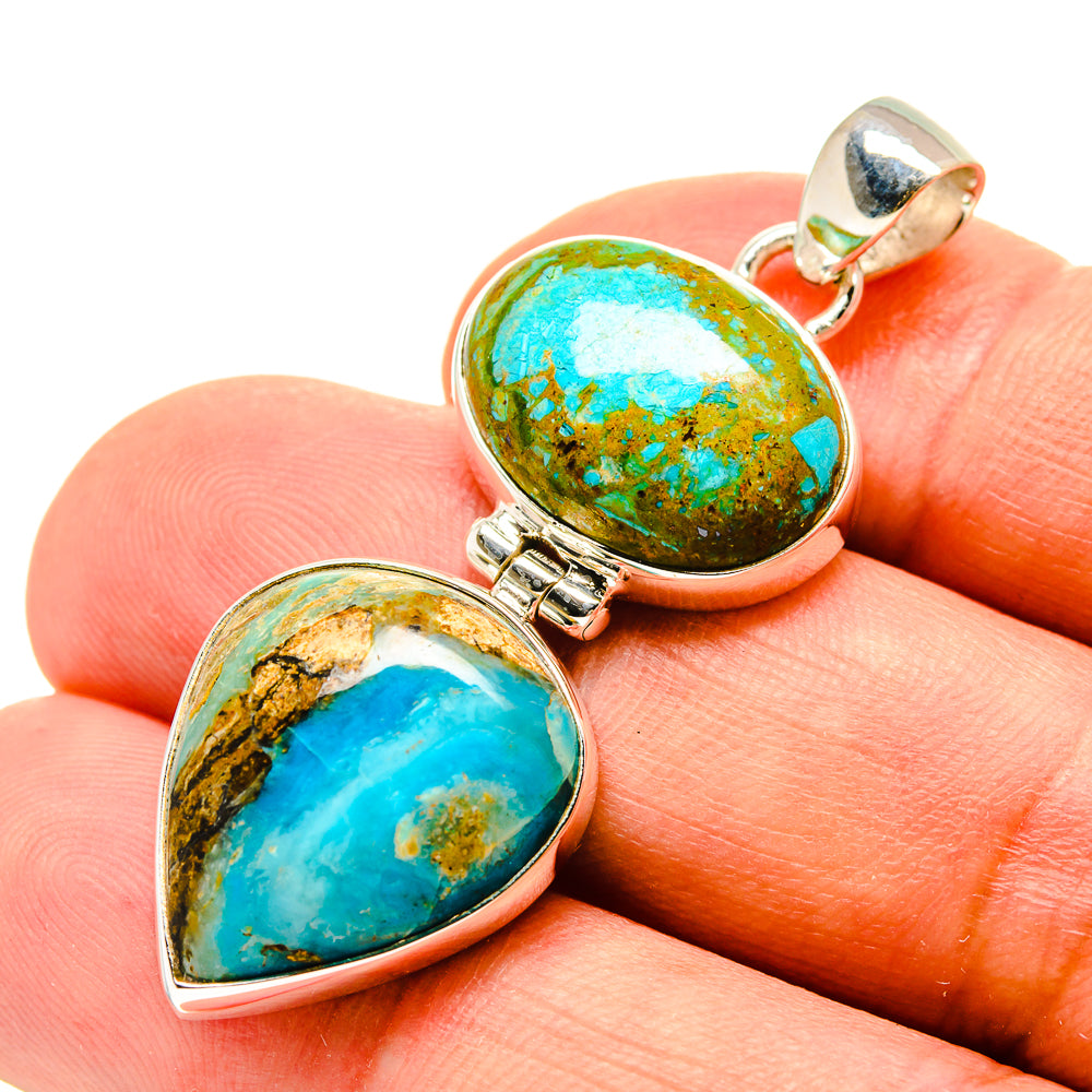 Peruvian Opal Pendants handcrafted by Anasilvercos - PD757177
