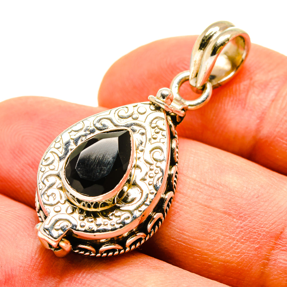 Black Onyx Pendants handcrafted by Anasilvercos - PD757199