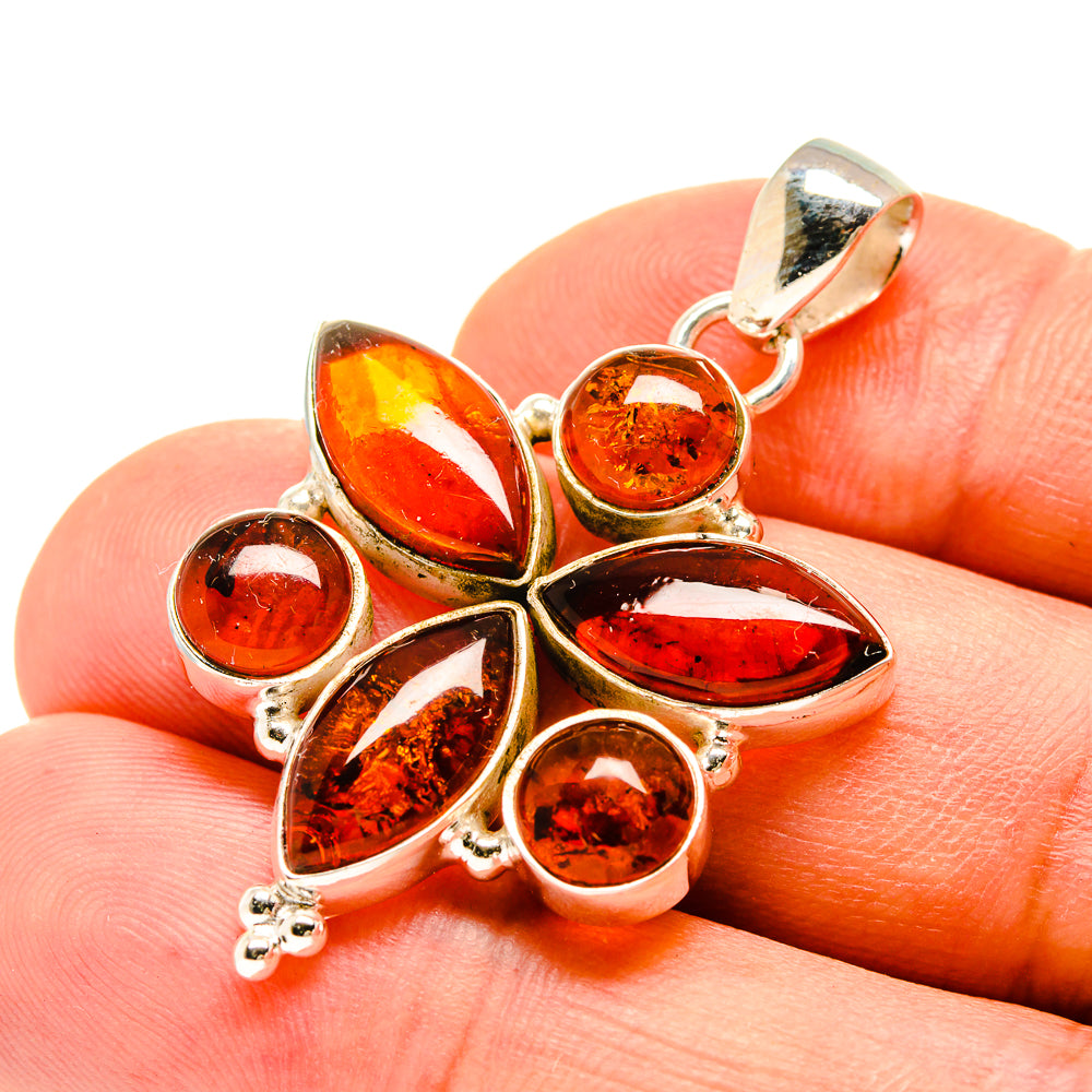 Baltic Amber Pendants handcrafted by Anasilvercos - PD757212