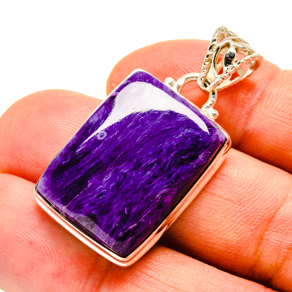 Charoite Pendants handcrafted by Anasilvercos - PD757221