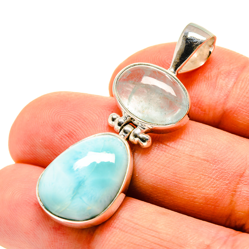 Larimar Pendants handcrafted by Anasilvercos - PD757230