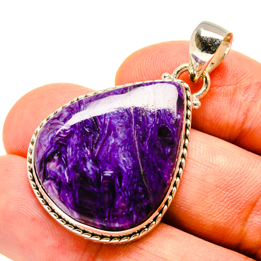 Charoite Pendants handcrafted by Anasilvercos - PD757247
