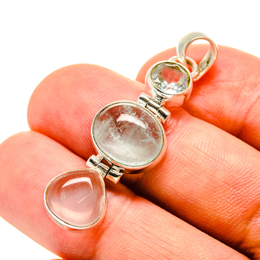 Aquamarine Pendants handcrafted by Anasilvercos - PD757252