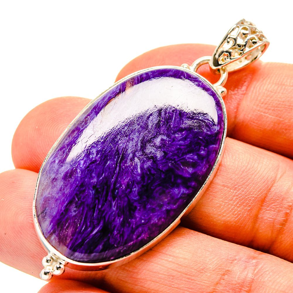 Charoite Pendants handcrafted by Anasilvercos - PD757272