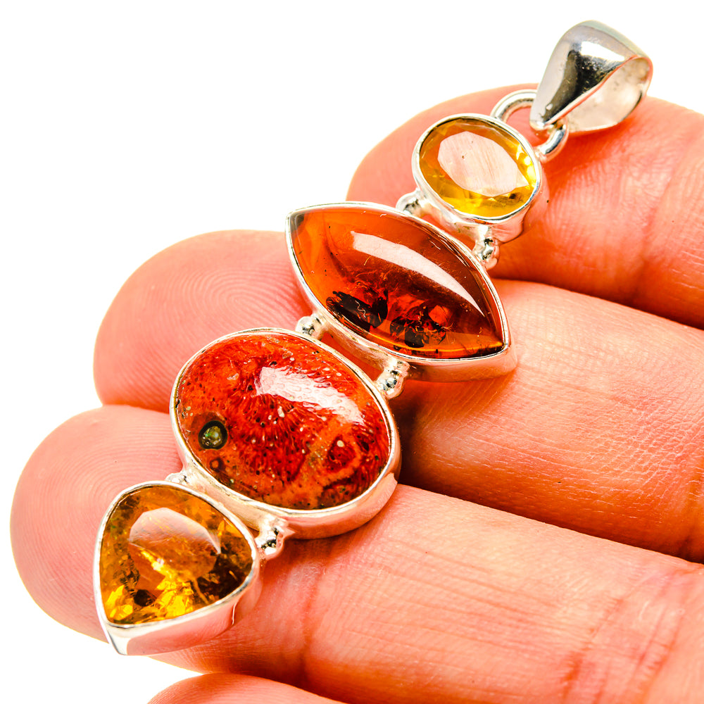 Sponge Coral Pendants handcrafted by Anasilvercos - PD757277