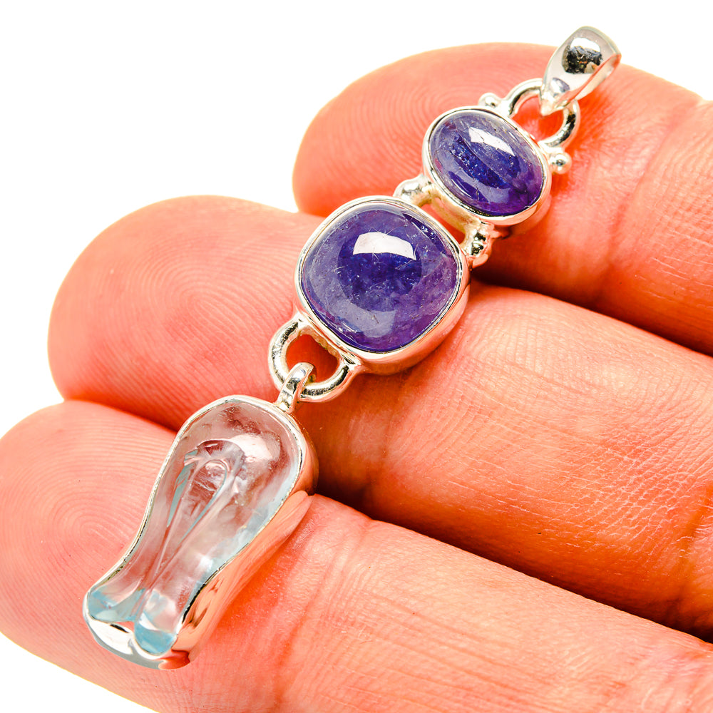 Aquamarine Pendants handcrafted by Anasilvercos - PD757284