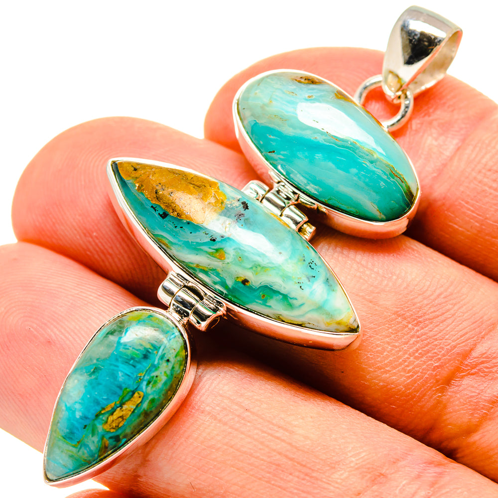 Peruvian Opal Pendants handcrafted by Anasilvercos - PD757286
