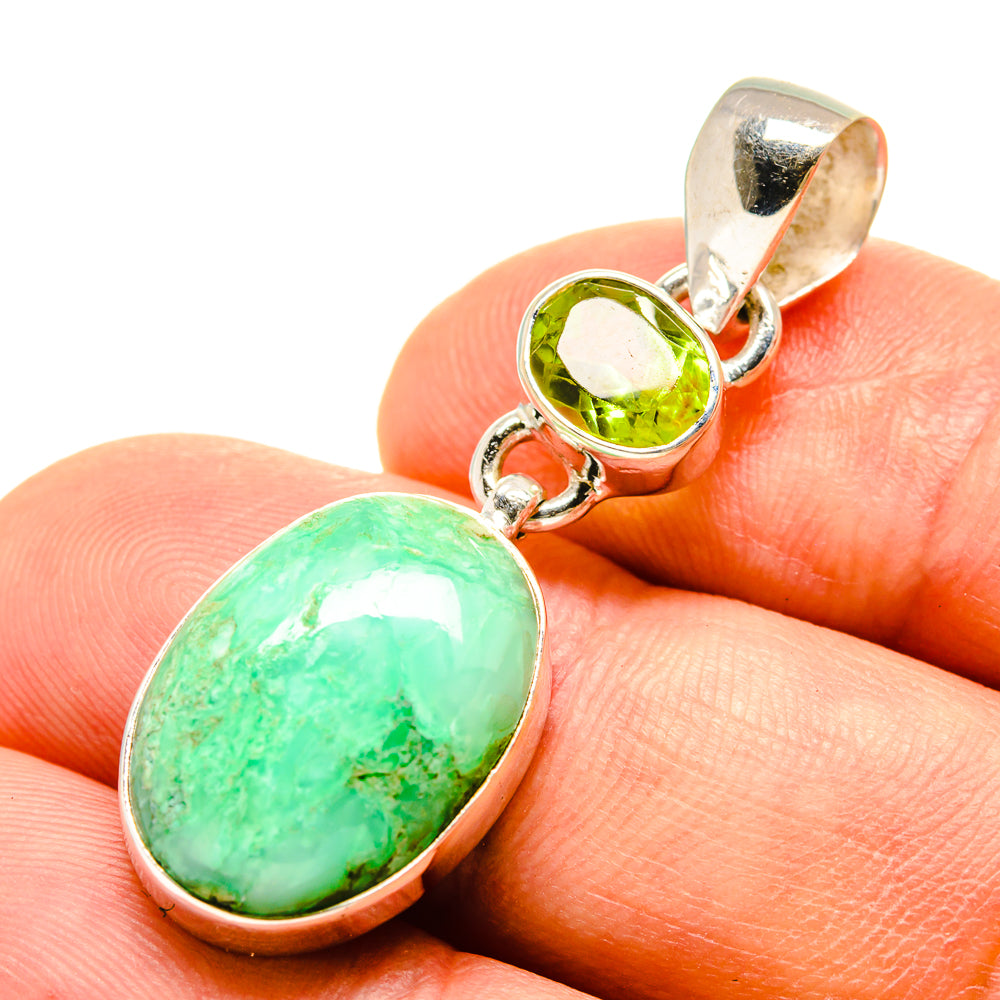 Arizona Turquoise Pendants handcrafted by Anasilvercos - PD757288