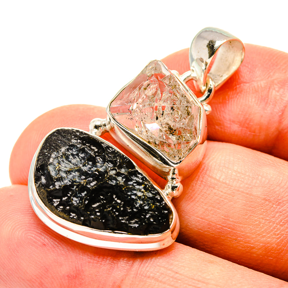 Tektite Pendants handcrafted by Anasilvercos - PD757289