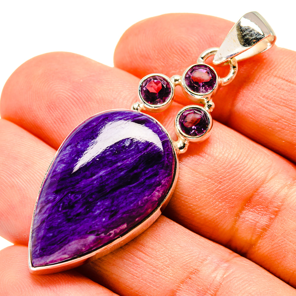 Charoite Pendants handcrafted by Anasilvercos - PD757338