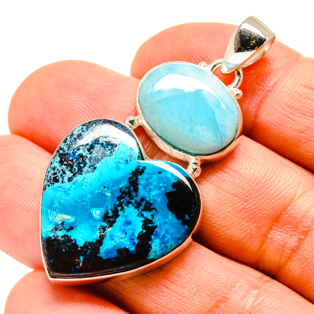 Shattuckite Pendants handcrafted by Anasilvercos - PD757339