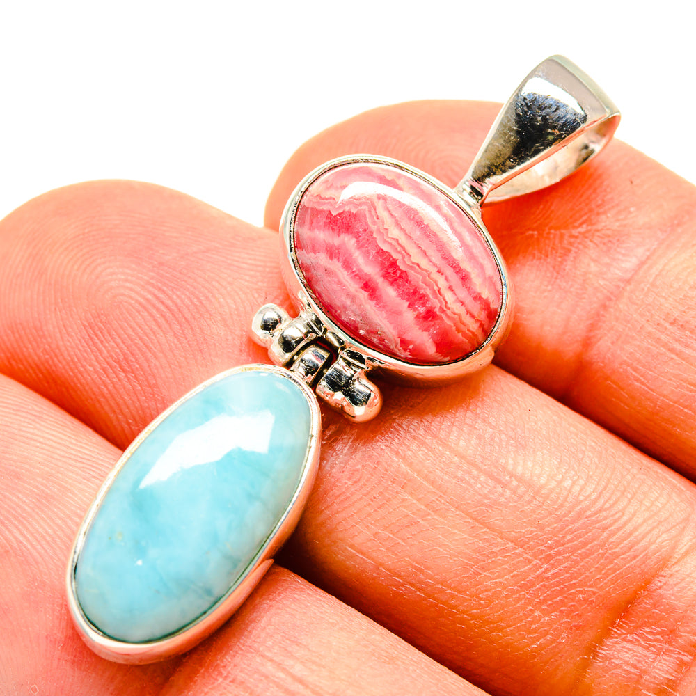 Larimar Pendants handcrafted by Anasilvercos - PD757343