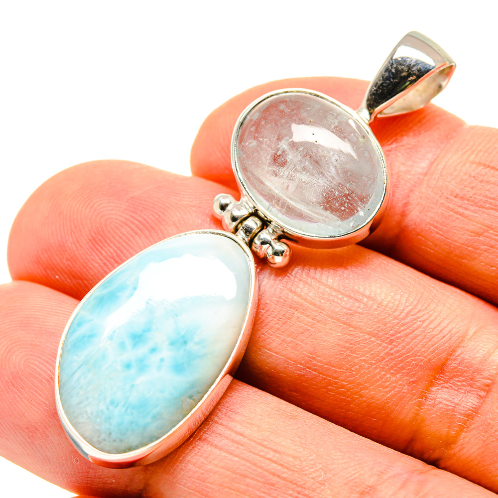 Larimar Pendants handcrafted by Anasilvercos - PD757349