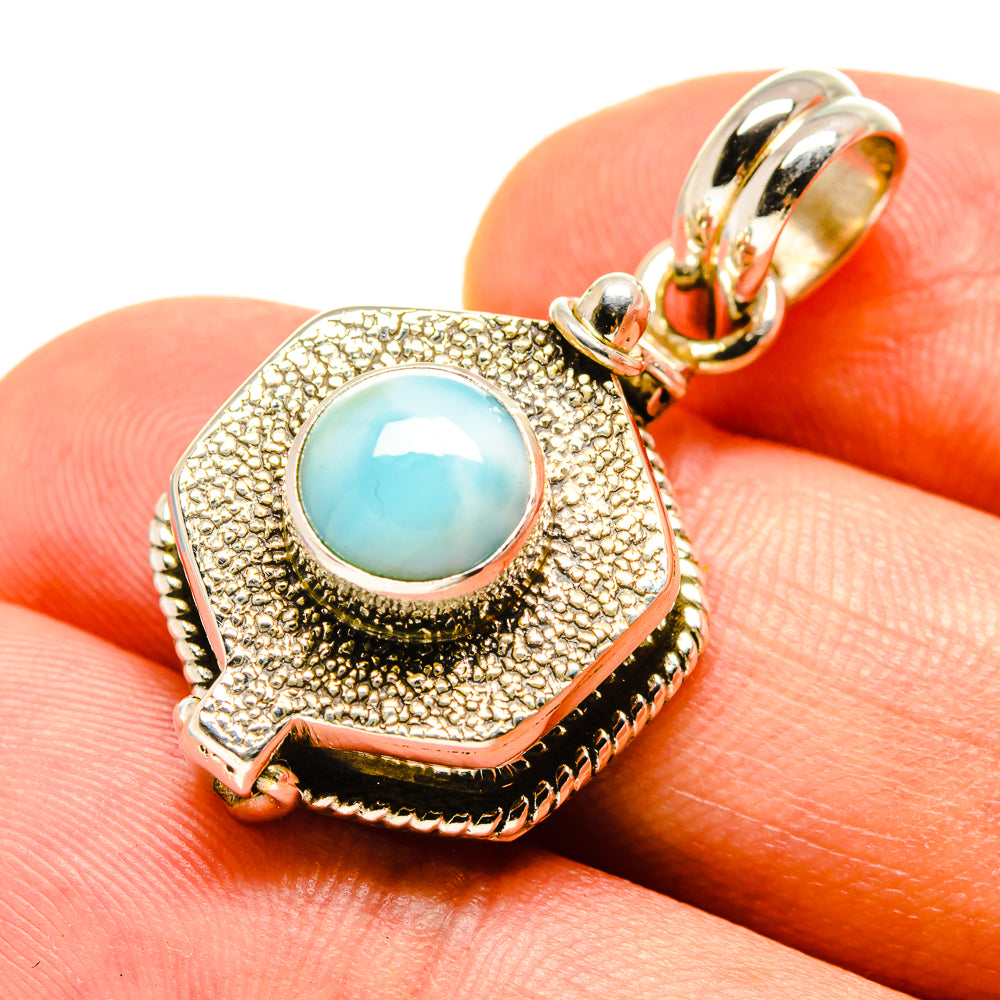 Larimar Pendants handcrafted by Anasilvercos - PD757374