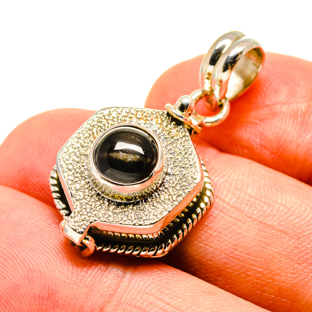 Black Onyx Pendants handcrafted by Anasilvercos - PD757375